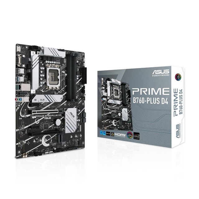 Asus Prime B760-PLUS D4 Intel B760 5066 MHz (OC) DDR4 Soket 1700 ATX Anakart